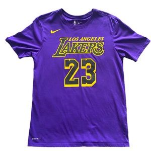 NBA LA Lakers Nike Lebron James 23 T-shirt